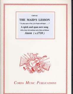 Anonymous: The Maid's Lesson (soprano, bass violin & continuo with flute ad. lib.