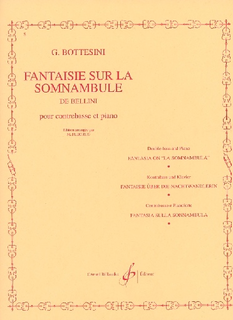 Carl Fischer Bottesini, Giovanni: Fantaisie sur somnambule (bass & piano)