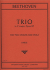 International Music Company Beethoven, L.van: Trio Op.87 for 2 Violins & Viola