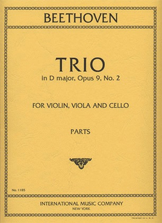International Music Company Beethoven, L. van: T rio in D major, Op.9 No.2 (violin, viola, cello) IMC