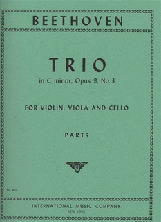 International Music Company Beethoven: Trio in C minor Op.9 No.3 (violin, viola & cello) IMC