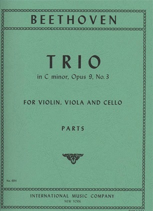 International Music Company Beethoven: Trio in C minor Op.9 No.3 (violin, viola & cello) IMC