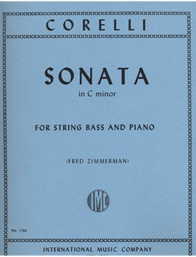 International Music Company Corelli, Arcangelo (Zimmermann): Sonata in C minor Op.5#8 (bass & piano)