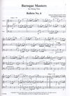 LudwigMasters Clark, Philip: Baroque Masters for String Trio (violin, viola, cello with optional violin 2 for viola part) score & parts