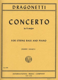 International Music Company Dragonetti, Domenico: Concerto in A (bass & piano) IMC