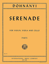 International Music Company Dohnanyi, E.: Serenade in C Major, Op.10 (violin, viola, and cello) IMC