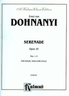 Alfred Music Dohnanyi: Serenade Op.10 (violin, Viola & cello)