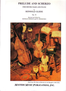LudwigMasters Gliere, Reinhold: Prelude & Scherzo Op.32 (bass & piano)