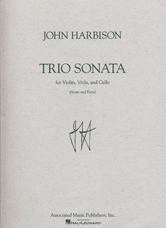 HAL LEONARD Harbison, John: Trio Sonata (Violin, Viola & Cello) score & parts