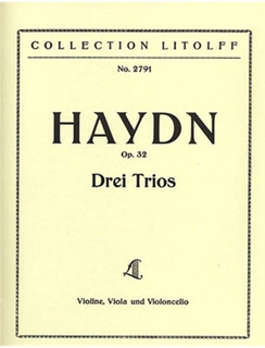 Haydn, F.J.: 3 Easy Trios, Op. 32 Hob.XI74,75,76 (violin, viola and cello)