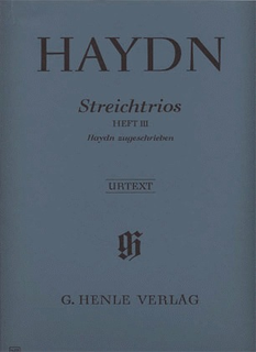 HAL LEONARD Haydn, F.J. (Brook/MacIntyre, ed.): String Trios, Vol. 3, urtext (2 violins and cello)