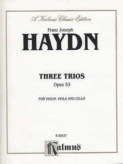 Alfred Music Haydn, F.J.: Three Trios Op.53 (violin, Viola, Cello)