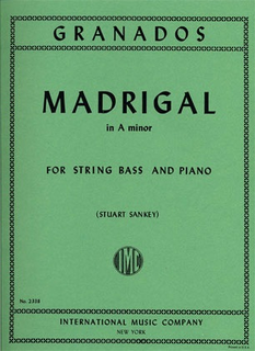 International Music Company Granados, Enrique (Sankey): Madrigal in A minor (bass & piano)