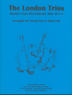 Last Resort Music Publishing Haydn F.J. (Lish): The London Trios (violin, viola, cello)
