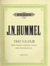 Hummel, Johann Nepomuk: Trio in Eb (violin, viola, cello) or two vioins and cello