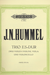 Hummel, Johann Nepomuk: Trio in Eb (violin, viola, cello) or two vioins and cello