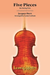 LudwigMasters Ibert, Jacques (Latham): Five Pieces for String Trio (violin, Viola or 2nd violin, cello)