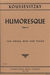 International Music Company Koussevitzky, Serge: Humoresque Op.4 (bass & piano) IMC