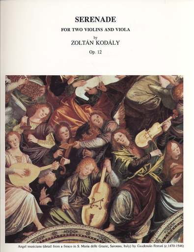 LudwigMasters Kodaly, Zoltan: Serenade Op.12 (2 violins & viola) score & parts