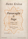 HAL LEONARD Krasa, Hans: Passacaglia & Fugue (violin, Viola, Cello) score & parts