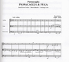 HAL LEONARD Krasa, Hans: Passacaglia & Fugue (violin, Viola, Cello) score & parts