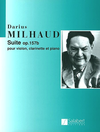 HAL LEONARD Milhaud, Darius: Suite Op. 157b (violin, clarinet, piano)