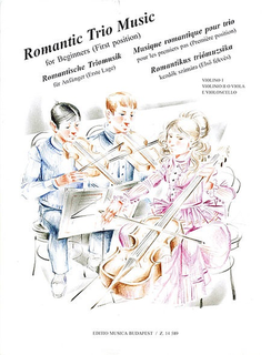 HAL LEONARD Pejtsik: Romantic Trio Music for Beginners (2 violins/cello or violin/viola/cello) score & parts, Edito Musica Budapest
