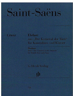 HAL LEONARD Saint-Saens, C. (Gl‚Äö√Ñ√∂‚àö‚Ä†‚àö‚àÇ‚Äö√Ñ√∂‚àö‚Ä†‚àö√°ckler, ed.): Elefant from the Carnival of the Animals, urtext (bass & piano)