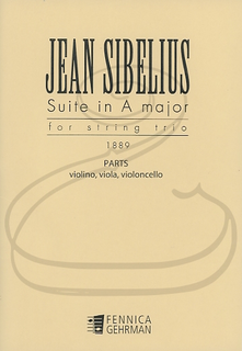 HAL LEONARD Sibelius: (parts) Suite in A Major (1889)(string trio) Fennica Gehrman