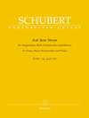 Barenreiter Schubert (Dürr): Auf dem Strom, Op. post.119, D943 - URTEXT (voice, cello/horn, & piano) Barenreiter