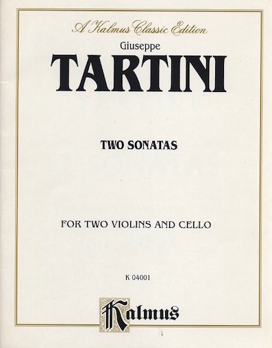 Alfred Music Tartini: Two Sonatas (2 violins & cello)