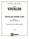 Alfred Music Vivaldi, Antonio: Sonatas da Camera a Tre, Op.1 Vol.1 (2 violins, cello, piano)