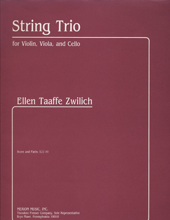 Carl Fischer Zwilich, Ellen Taaffe: String Trio for Violin, Viola and Cello, score & parts