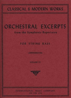 International Music Company Zimmerman: Orchestral Excerpts Vol.4 (bass)