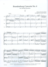 LudwigMasters Bach, J.S. (Latham): Brandenburg Concerto No. 4 arranged for string quartet (score & parts)