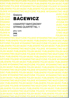 Carl Fischer Bacewicz, Grazyna: String Quartet No. 1 (set of parts)
