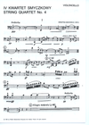 Carl Fischer Bacewicz, Grazyna: String Quartet No. 4 (1951) score and parts