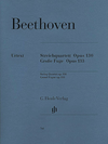 HAL LEONARD Beethoven, L.van (Cadenbach, ed.): String Quartet in Bb, Op. 130 and  Grand Fugue, Op. 133, urtext (2 violins, viola, and cello)
