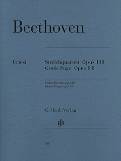 HAL LEONARD Beethoven, L.van (Cadenbach, ed.): String Quartet in Bb, Op. 130 and  Grand Fugue, Op. 133, urtext (2 violins, viola, and cello)
