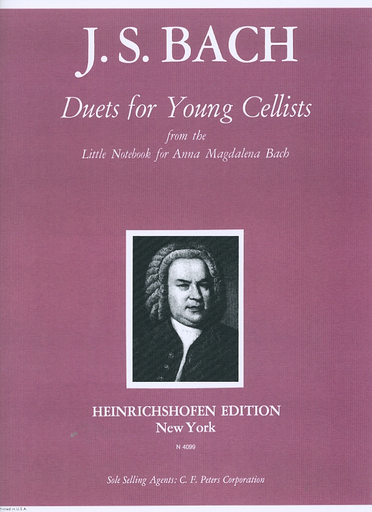 Bach, J.S. (Wolerts): 14 Easy Duets for Young Cellists;Anna Magdalena (2 cellos)