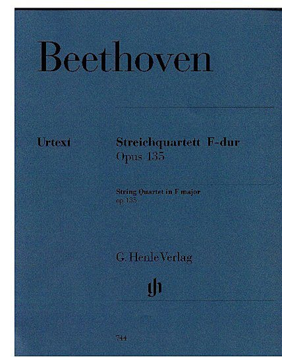 HAL LEONARD Beethoven, L.van (Cadenbach): String Quartet in F, Op. 135 (2 violin, viola, and cello)