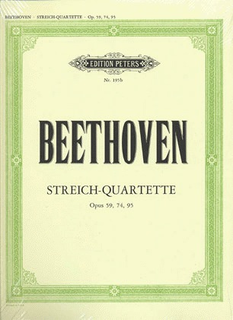 C.F. Peters Beethoven, L.van: String Quartets Vol.2; Op.59 No.1-3, Op.74, Op.95, Edition Peters