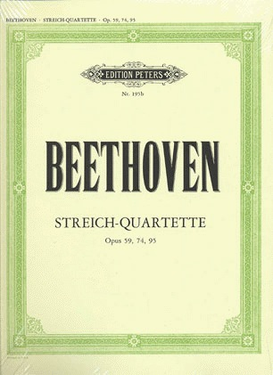C.F. Peters Beethoven, L.van: String Quartets Vol.2; Op.59 No.1-3, Op.74, Op.95, Edition Peters