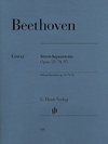 Beethoven, L. van: String Quartets Op.59, 74, 95, urtext (set of parts) Henle