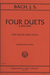 International Music Company Bach, J.S. (David): Four Duets (S.802-5) for Violin & Viola