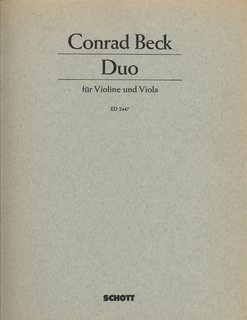 Beck, Conrad: Duo for Violin & Viola