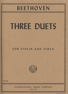 International Music Company Beethoven, L.van: Three Duets for Violin & Viola