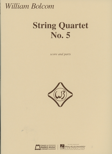 HAL LEONARD Bolcom, W.: String Quartet, No. 5 (score and parts)