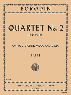 International Music Company Borodin: Quartet No. 2 in D major for string ensembles without piano