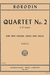 International Music Company Borodin: (parts) String Quartet No.2 in D Major (string quartet) IMC